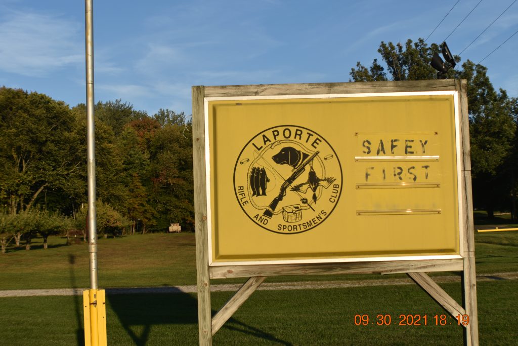 LaPorte Rifle & Sportsman Club Sign